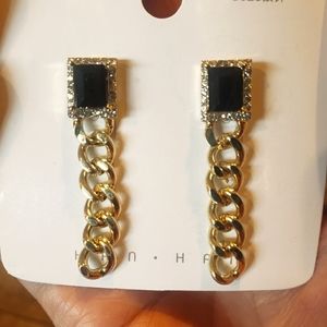 Chain link earrings